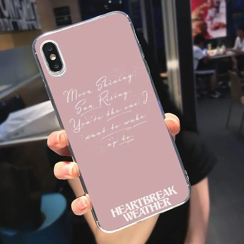 

Niall Horan Heartbreak weather Phone Case Transparent for iPhone 6 7 8 11 12 s mini pro X XS XR MAX Plus