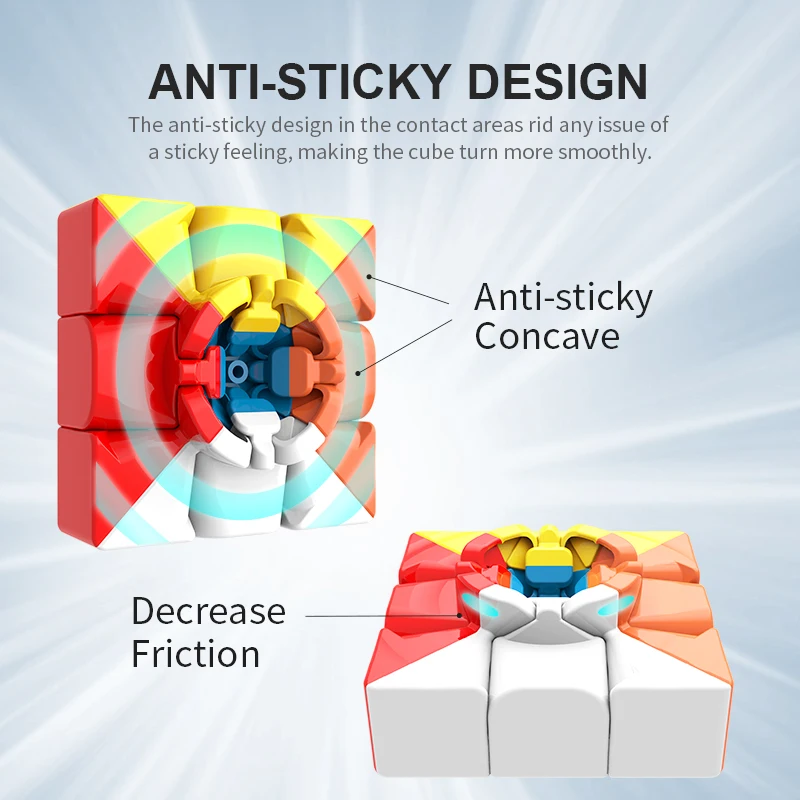 MoYu Cubing класс MeiLong 3C 3x3x3 магический куб stickerless Magico Cubo обучающие игрушки для детей |