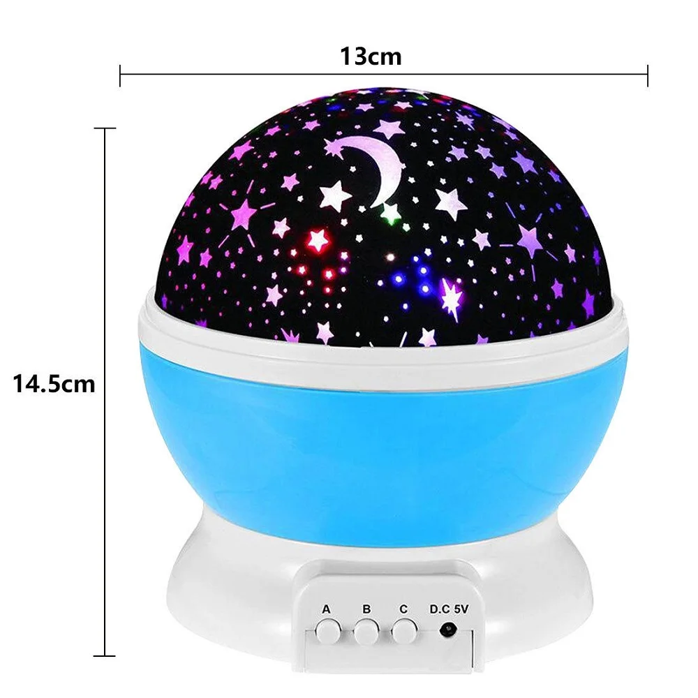 

Led Rotating Night Light Projector Starry Sky Star Master Children Kids Sleep Romantic Led Usb Projector Lamp Child Gifts
