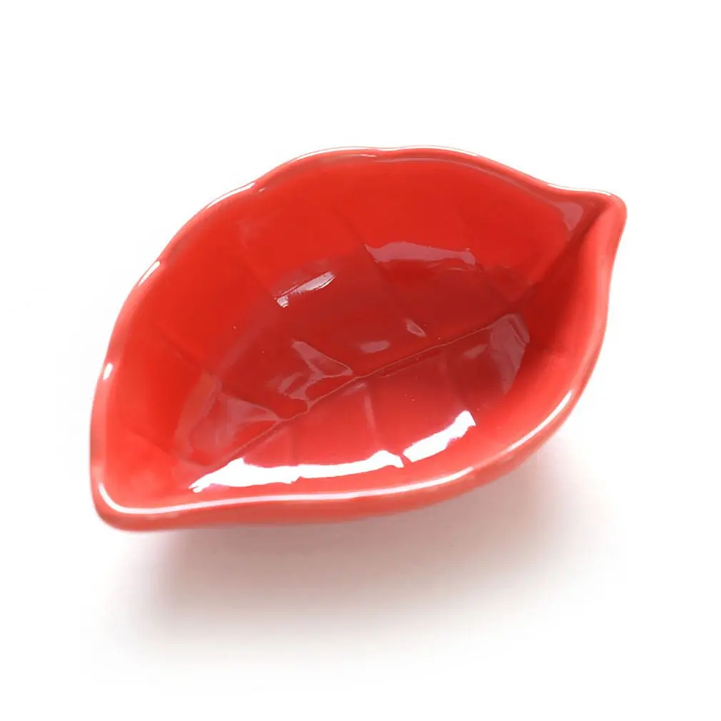 Листья маленькие керамические блюда кухня многоцелевой приправа для блюд соус