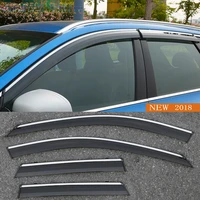 car styling accessories 4pcs for volvo xc60 2018 2020 window visor sun rain guard