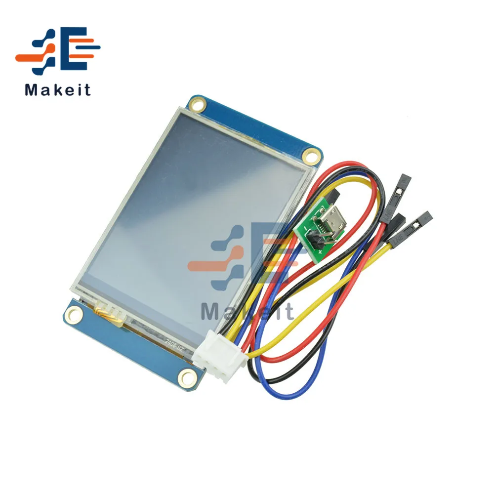 2 4 дюймов &quotTFT резистивный сенсорный экран Экран 320x240 UART HMI серийный ЖК-дисплей