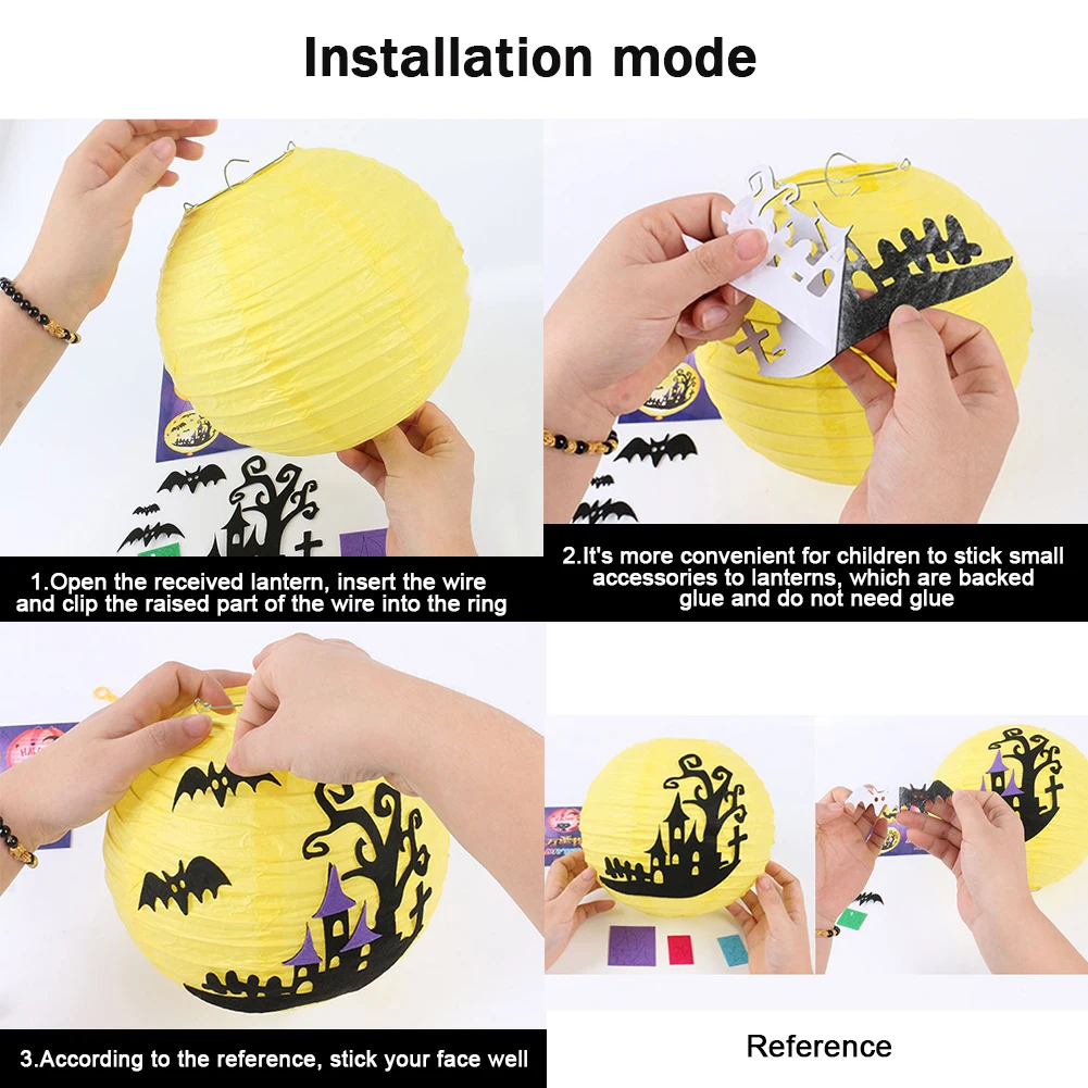 

Atmosphere Children Outdoor Indoor Halloween Props Portable Home Luminous DIY Bar Party Decorations Pumpkin Lantern LED Light