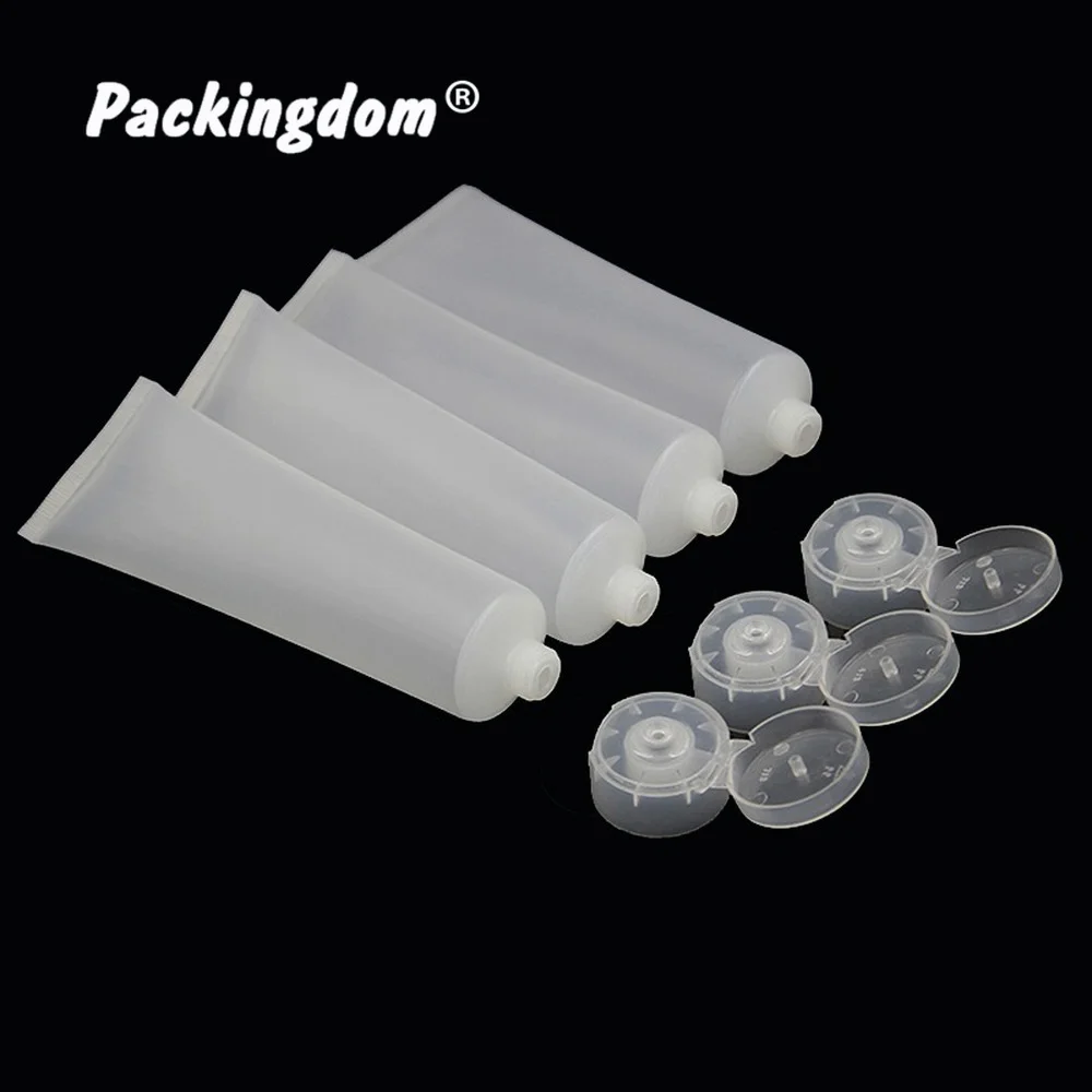 20 шт пластиковая упаковка мягкие трубки пустой алюминиевый колпачок глянцевая