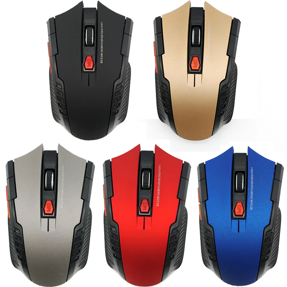 

Wireless Mouse Ergonomic Mouse USB Connection 2000DPI 2.4GHz Mute Laptop Notebook Office Gaming Mouse