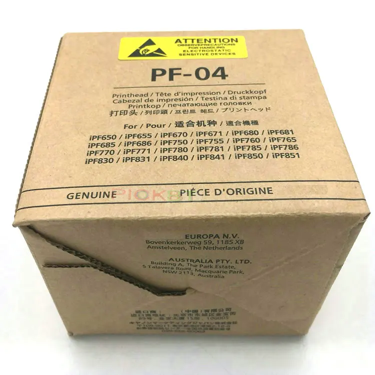 

Насадка для печатающей головки Печатная головка для Canon IPF650 IPF655 IPF680 IPF681 IPF685 IPF686 IPF750 IPF755 IPF760 IPF765 PF-04 pf04 pf 04