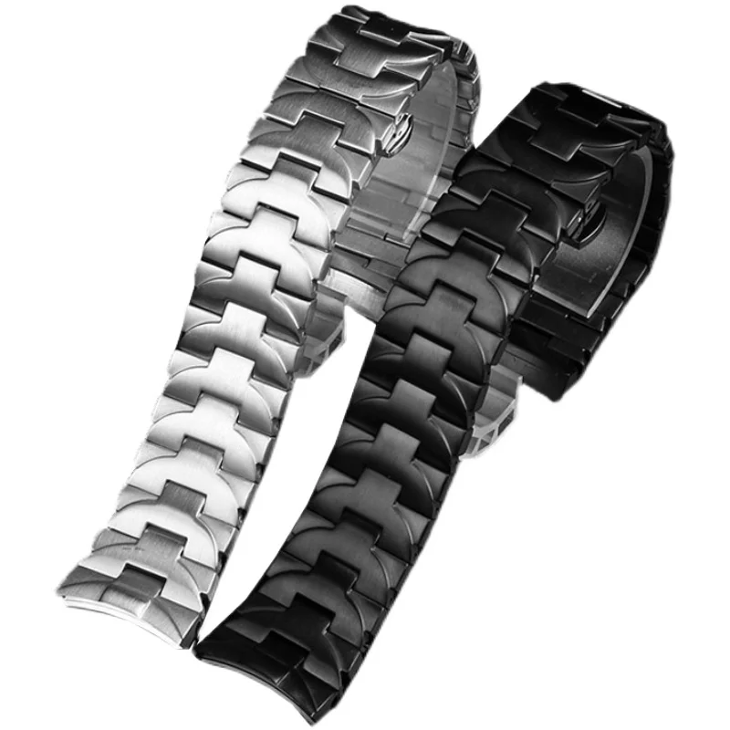 Suitable For Panerai PAM4411 111382 Strap Men's Steel Band Elbow Stainless Steel Butterfly CLASP BRACELET 24mm