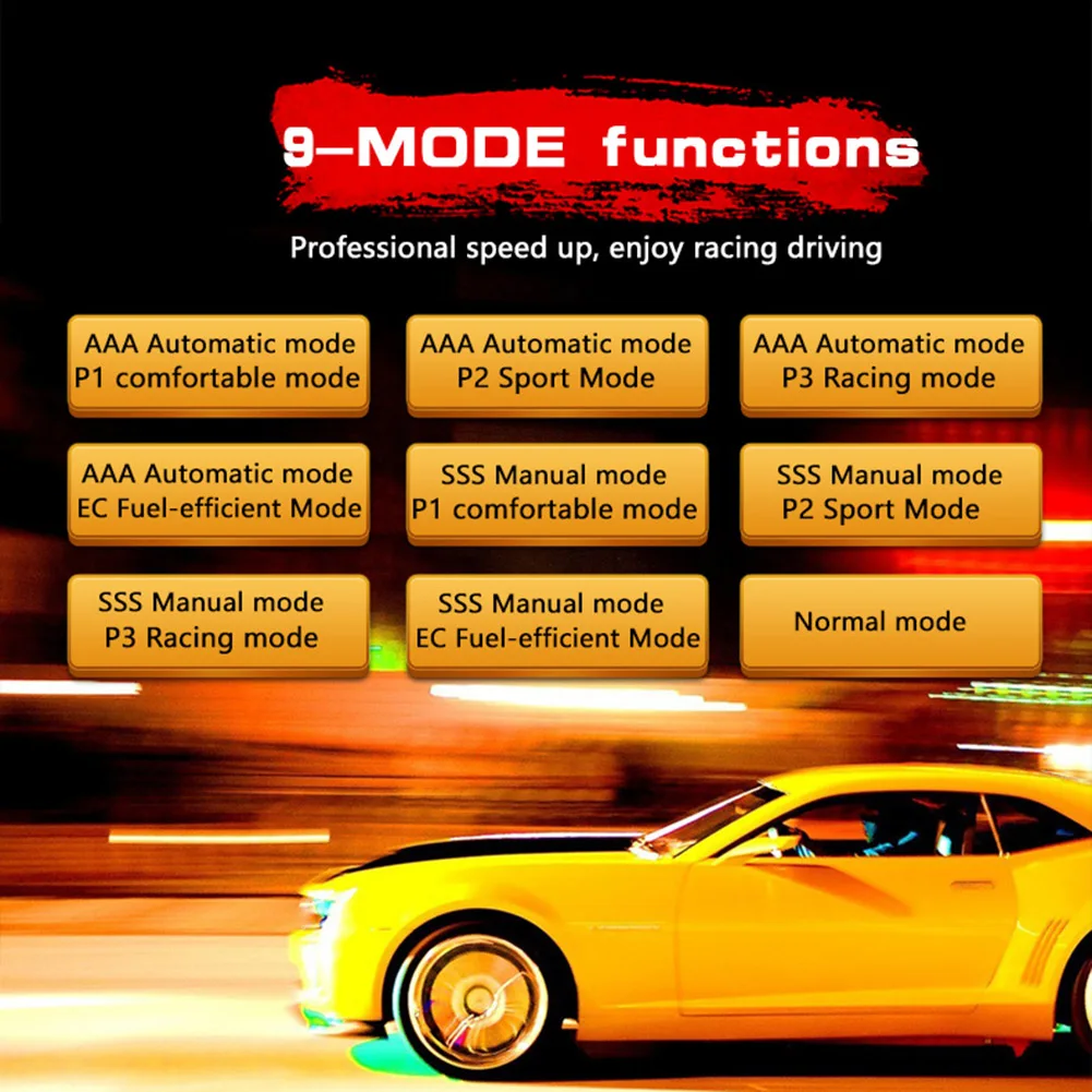 

9 MODE Throttle Controller Electronic Edal Accelerator Parts Accessories