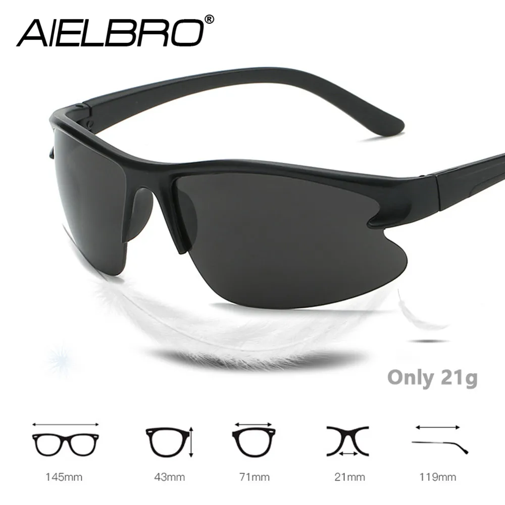 Мужские солнцезащитные очки для рыбалки UV400 спортивные улицы мужские ночного