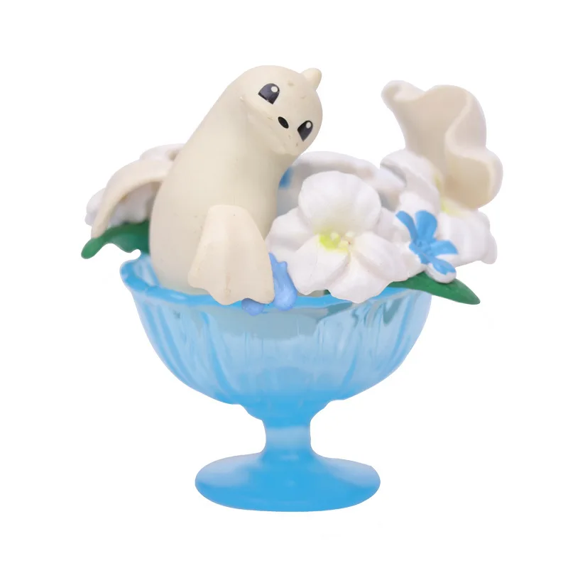 

Blind Box Action Figure Children Gifts Pokemon Pocket Monsters Pikachu Articuno Eevee Elf Doll Flower Pot Scenes