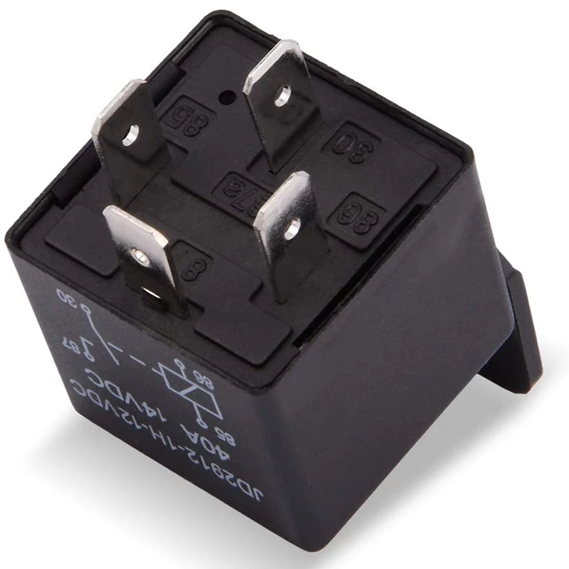 2 упаковки по реле 4-контактный 12V 40A комплект Spst Модель: JD2912-1H-12VDC 14VDC автомобильный
