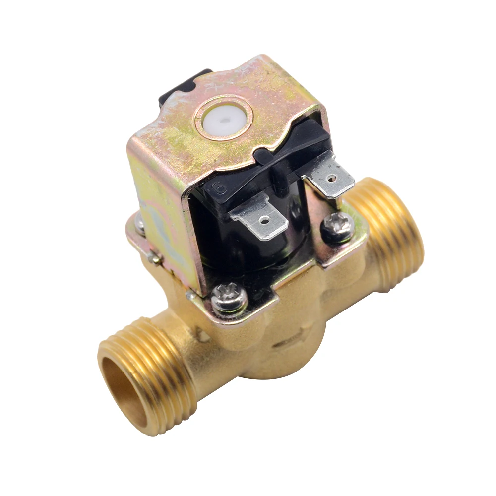 Электромагнитный клапан 3/4 &quot1/2&quot DC 24V AC 220V DC12V нормально закрытый латунный для