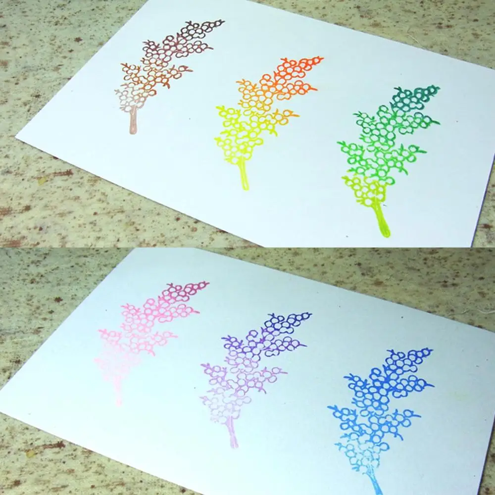 Градиентные цветные чернила ручная работа сделай сам ремесло на масляной основе