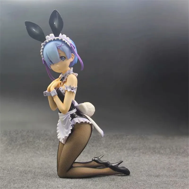Re: жизнь в другом мире от Zero Rem/Ram Bunny Ver. ПВХ кролик девочка кукла Фигурка Коллекция Модель игрушки