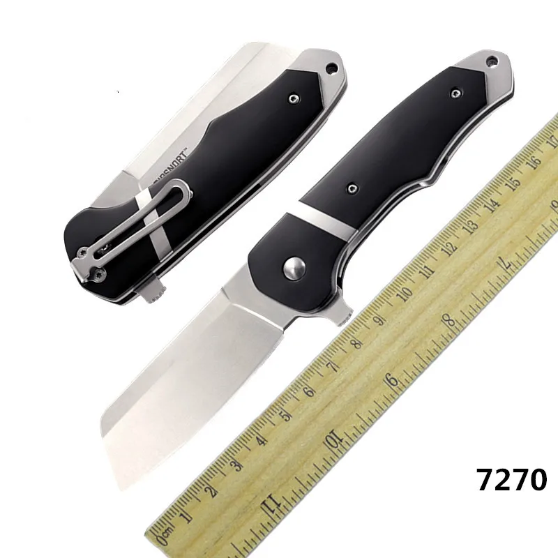 Новый складной нож CRK 7270 лезвие 8Cr13mov сталь + деревянная ручка шарикоподшипник для