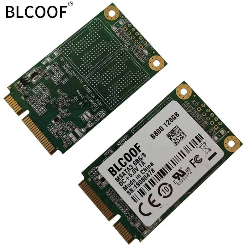 BLCOOF mSATA SSD Hard Drive HD SSD m.2 sata hard disc portable B800 128GB Internal Solid State Disk Drive for Laptop Desktop PC