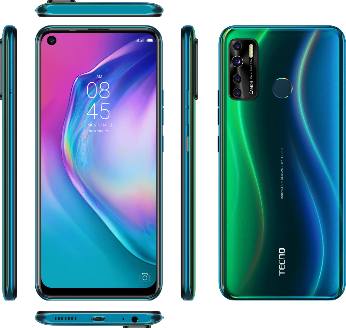 Смартфон TECNO Camon 15 AIR NEW 2020!! 6.6&quotHD+ 5000mAh Android 10 | Мобильные телефоны и аксессуары