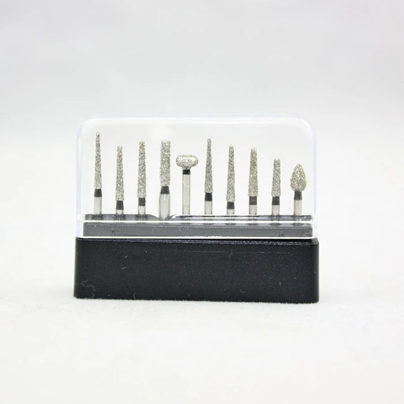 

High Speed Handpiecess Dentist Tools 10Pcs/Box FG1.6 Dental Diamond Burs Set Use For Porcelain Polishing Dentist Product