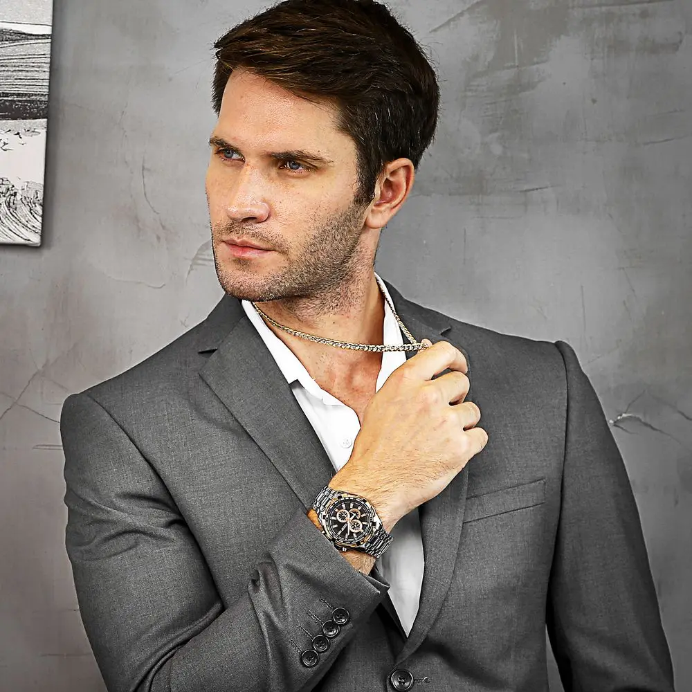 Трендовая золотая цепочка 6 мм для мужчин и женщин ожерелье кубинская трендовый