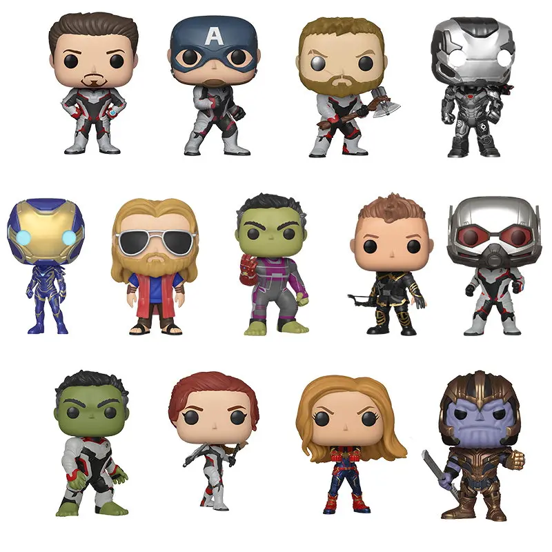 FUNKO POP Marvel Мстители: эндшпиль Доктор Стрэндж танос Тор Тони Старк Черная Вдова фигурка игрушки для детей Рождественский подарок