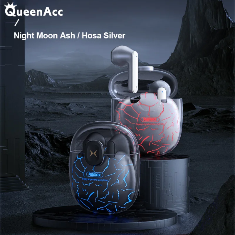 

QueenAcc NEW Bluetooth Headset 30M Ultra-Low Latency Stereo Sound Music Gamer headphones Wireless Earbuds REMAX TWS-32 For xaomi