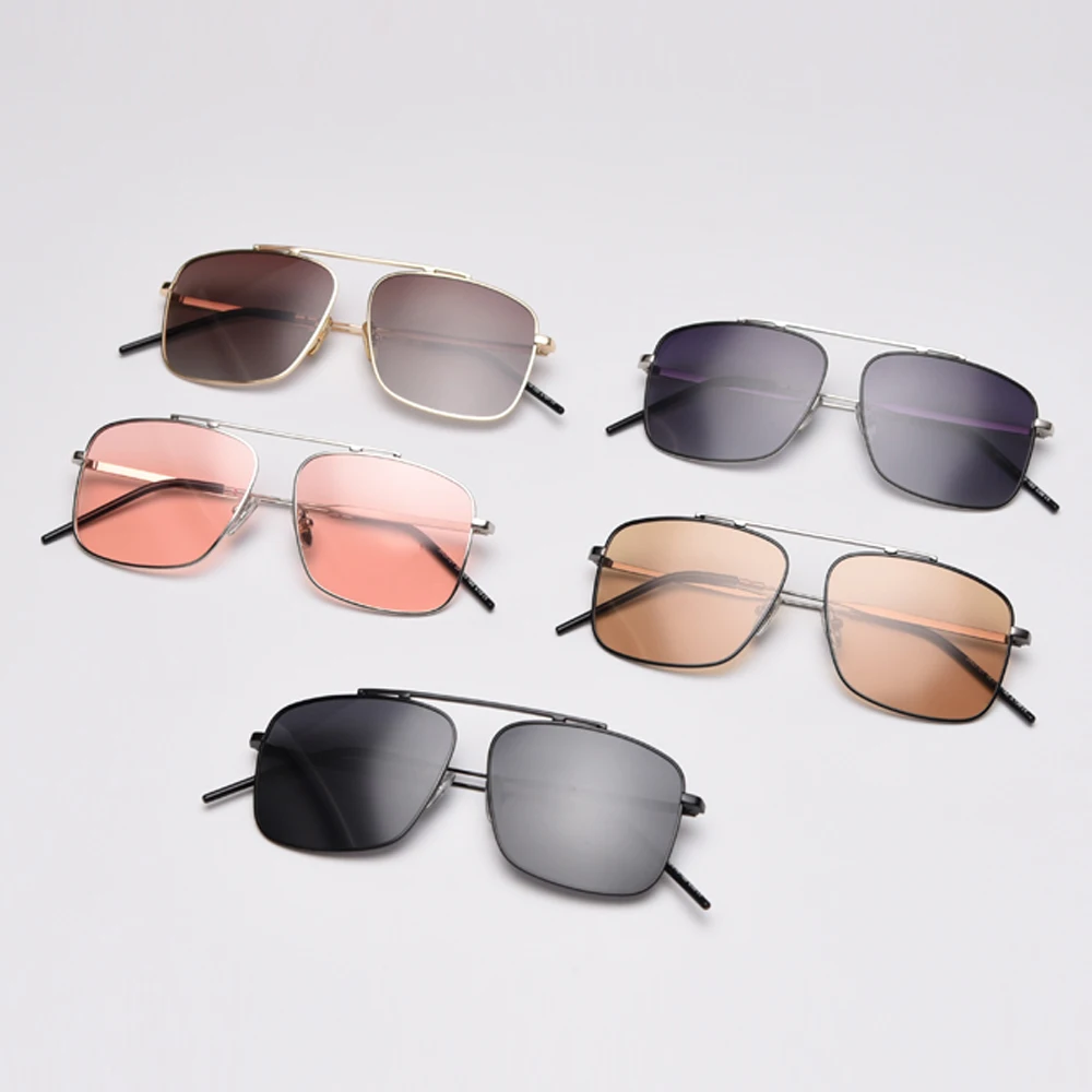 

Peekaboo metal square sunglasses men polarized brown black 2020 female sun glasses for driving uv400 orange high quality