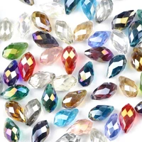 yhbzret waterdrop pendant austrian crystal beads 813mm 30pcs teardrop glass loose bead for jewelry making bracelet earrings diy