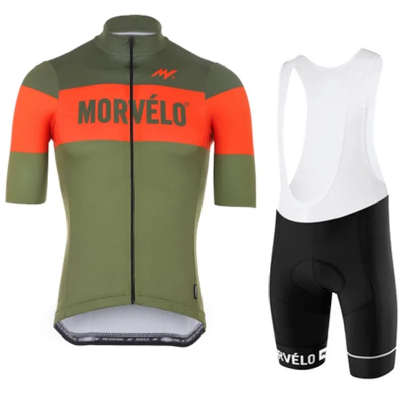 Новинка 2019 летний комплект велосипедных Джерси morвело дышащая Спортивная