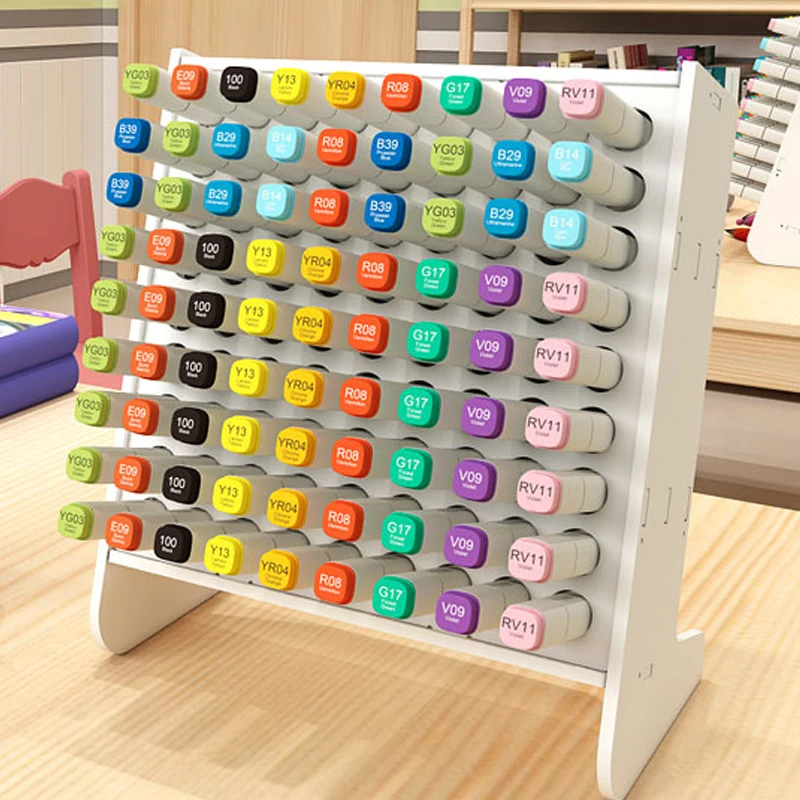 Студенческий Настольный маркер органайзер хранилище сумочка Box щетки ювелирные