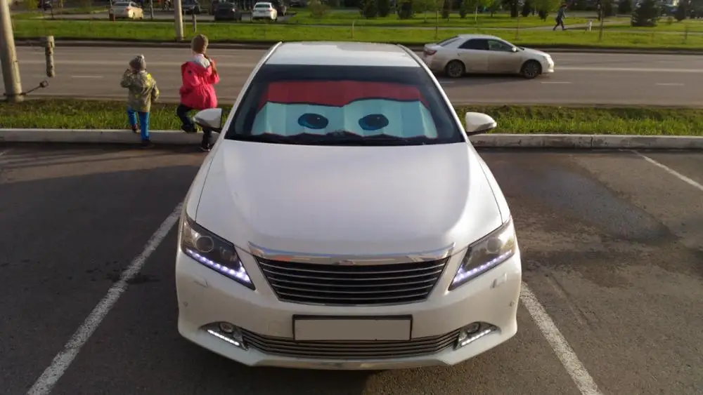 5 цветов глаз с подогревом для лобового стекла окна автомобиля козырек от солнца