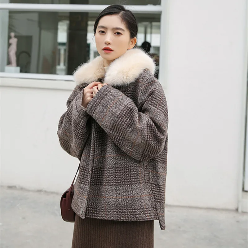 Новинка 2020 зимняя женская одежда утепленная шерстяная куртка женские пальто