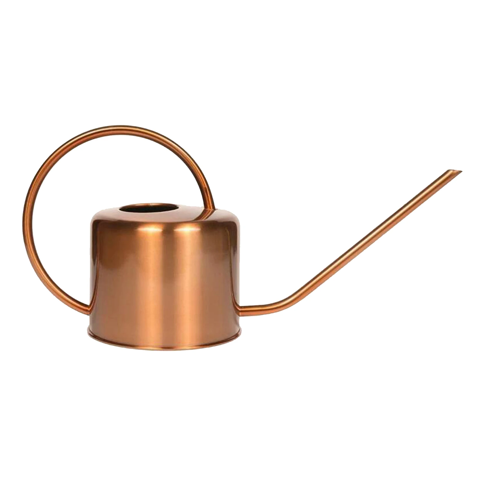 

Long Spout Watering Can, 45oz/1.3L Brushed Stainless Steel Watering Pot Nordic Style Retro Gardening Tools for Office