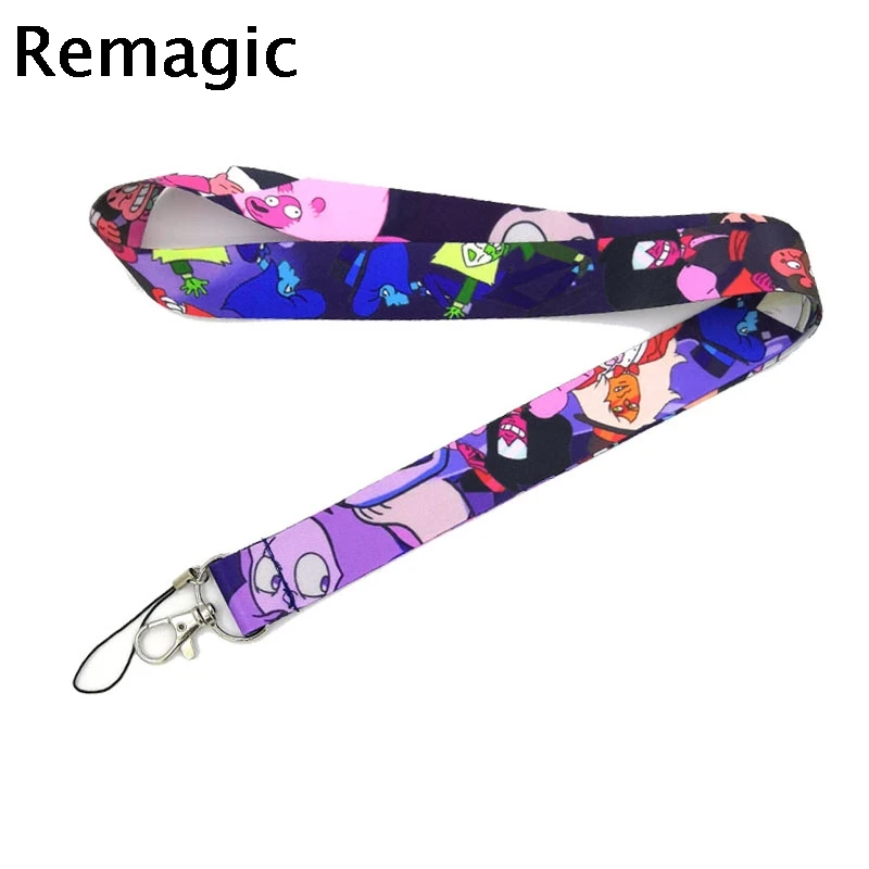 100 шт. мультяшный аниме ремешок на шею брелок для мобильного телефона ремень