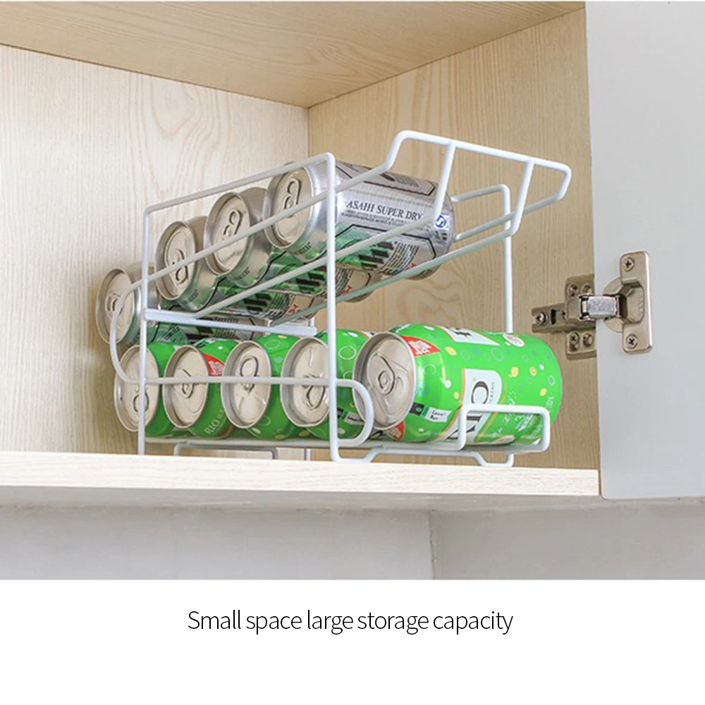 Холодильник двойные банки стеллаж для хранения отделочная стойка кухонная