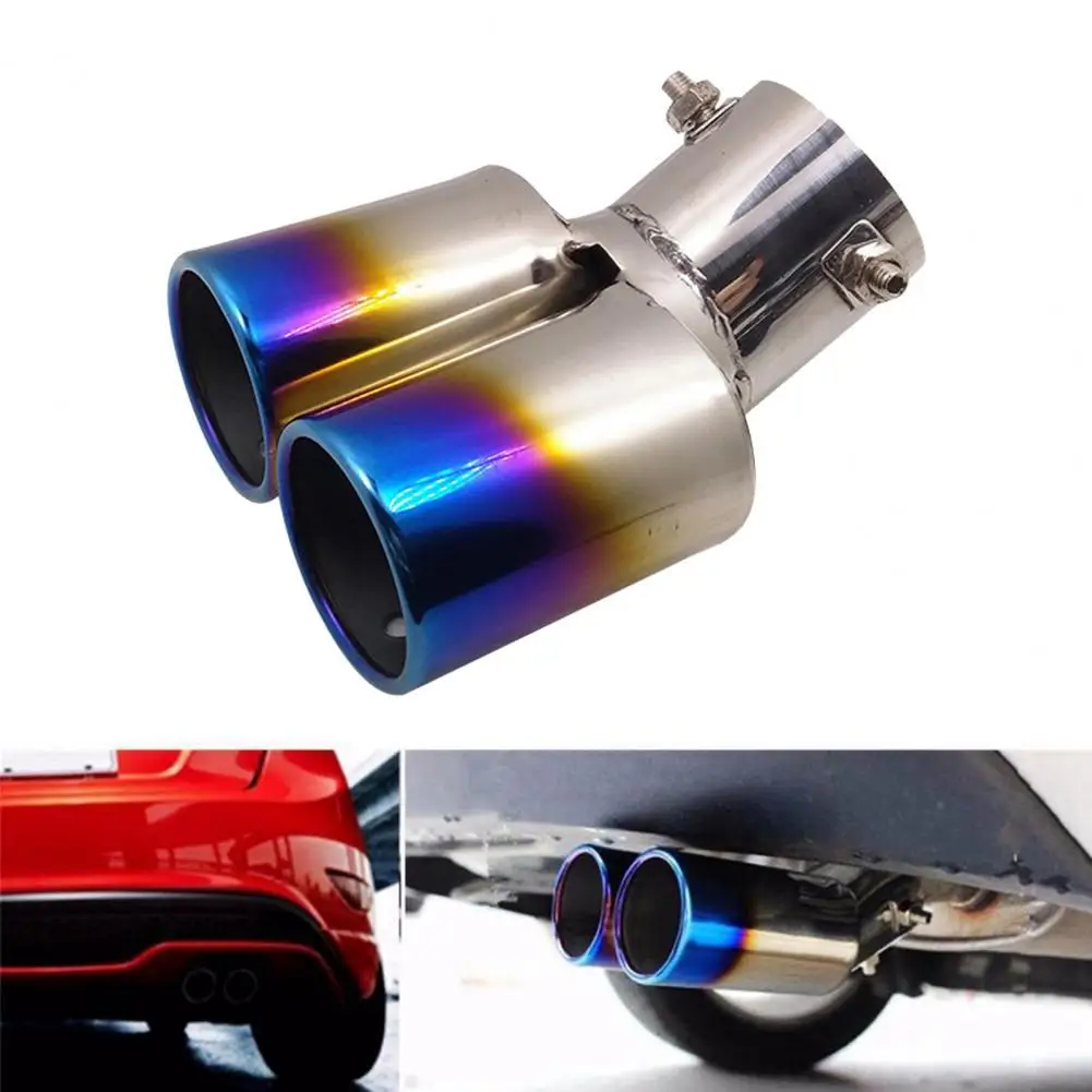 

50% Hot Sale 704C Muffler Drain Outfall Design Dual Outlet Stainless Steel Stainless Steel Muffler Exhaust Pipe for Bluebird