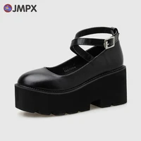jmpx brand fashion women pumps new 2022 vintage lolita platform mary jane shoes college student jk shoes big size 42 high heels