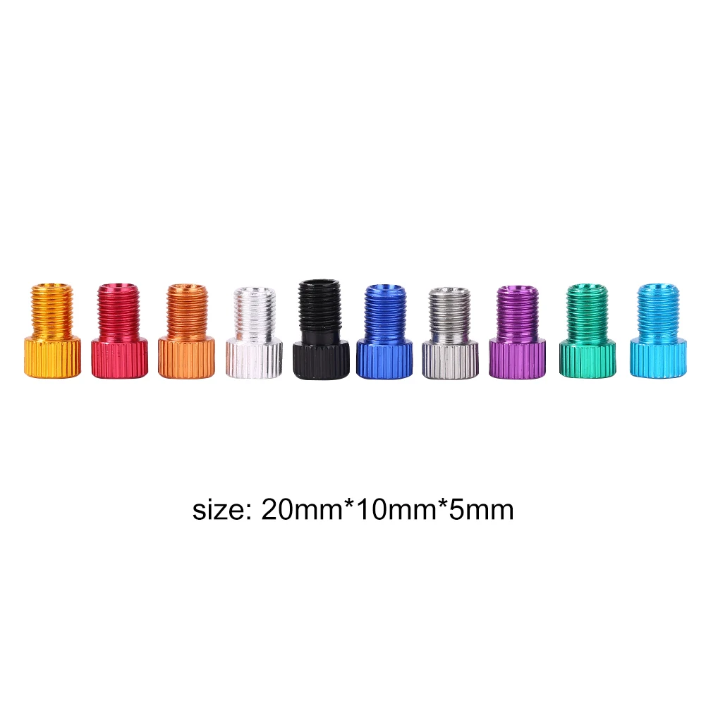 

40pcs Durable Bike Tyre Valve Caps Protector Aluminum Alloy Bicycle Tire Valve Dust-proof Covers Bicycle Accessories