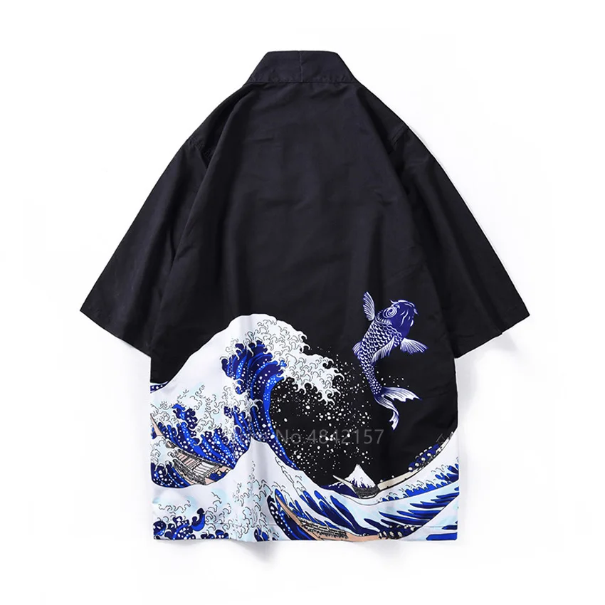 Кимоно воина хаори в японском стиле для взрослых женщин мужчин традиционная