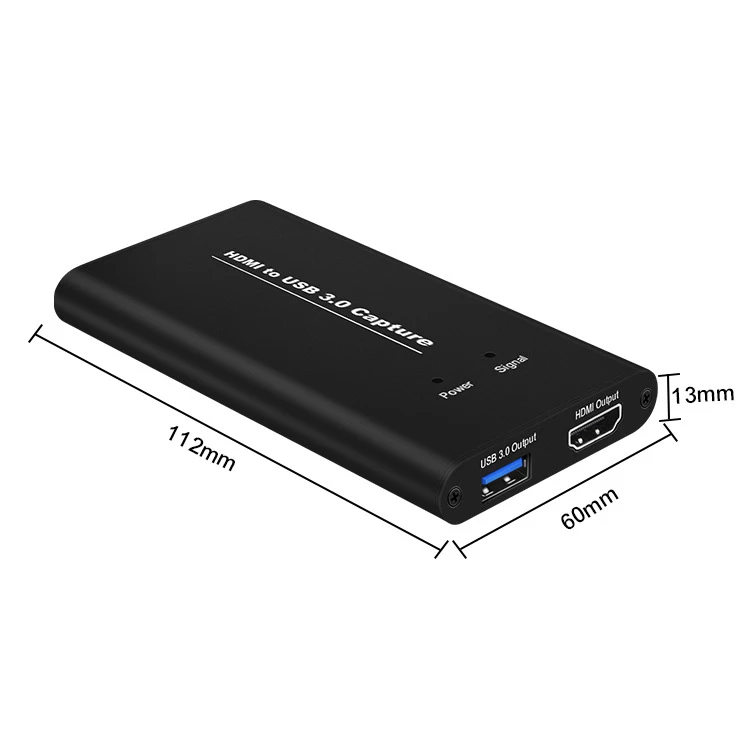 USB3.0 HDMI 1080P 60 Карта видеозахвата ключ игровой рекордер коробка USB 3,0 PC потоковая прямая трансляция MIC вход tv Out