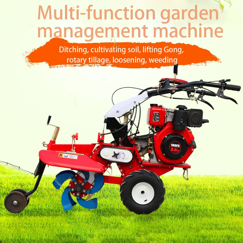 Многофункциональный садовый дизельный четырехколесный привод микро