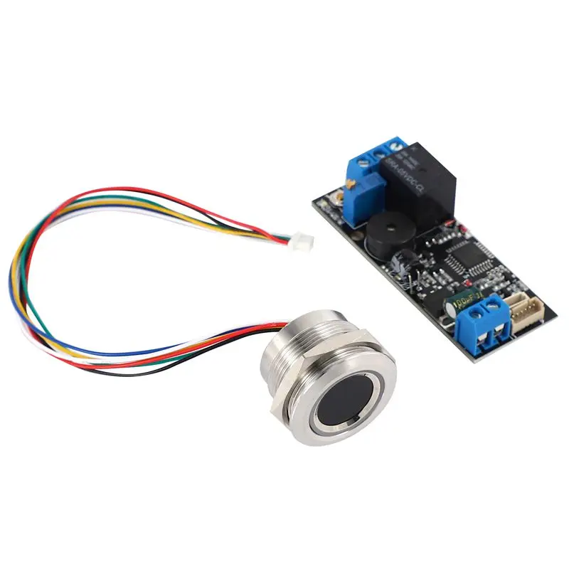 K202 DC12V низкая мощность отпечатков пальцев плата управления + R503 модуль круглый