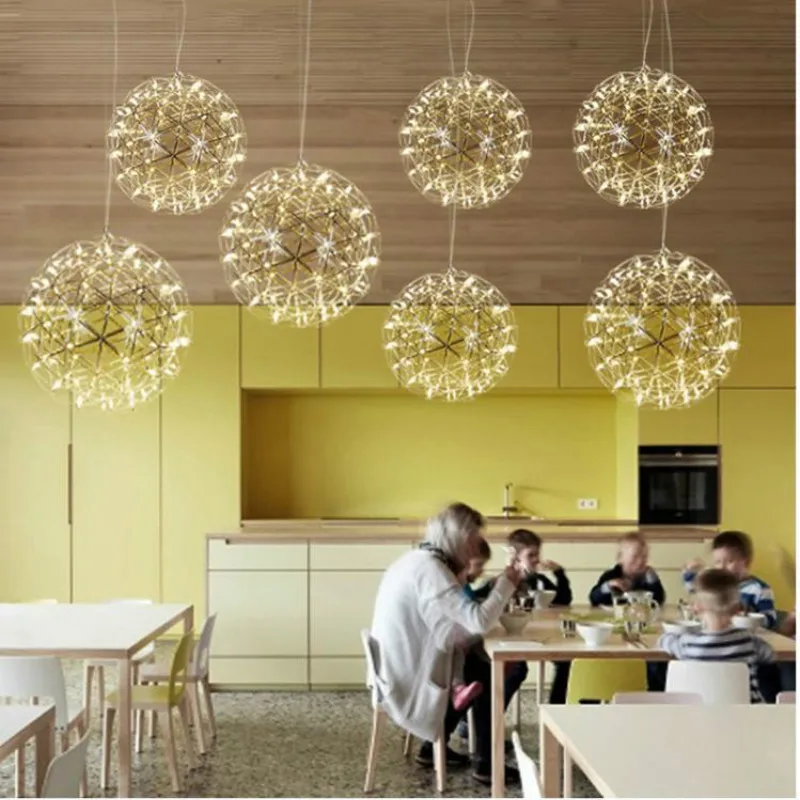Креативные светодиодные люстры в скандинавском стиле современные светильники