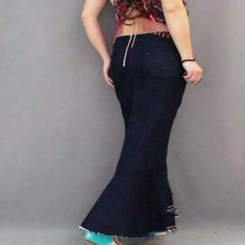 Оптовая продажа Новая модная женская синяя джинсовая многослойная