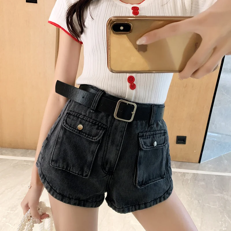 2020 Новый корейский стиль комбинезон широкие брюки джинсы для женщин микро ла