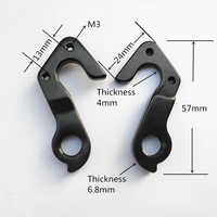 2pc bicycle gear rear derailleur hanger for gt atidh0233 gt k33047 avalanche 9r gt zaskar carbon mech dropout carbon frame bike