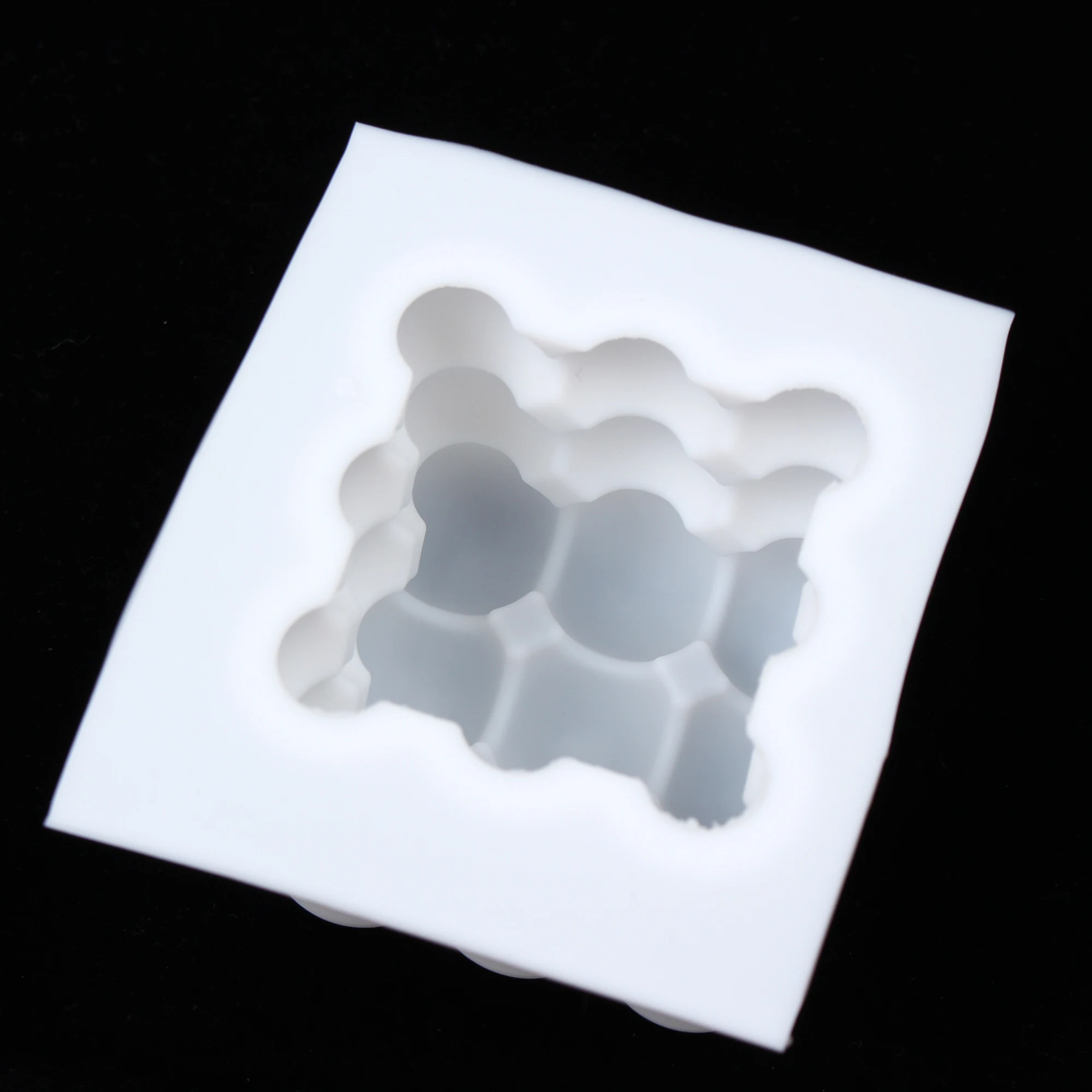 

3d Rose Cube Silicone Molds Crafts Candle Mold Diy Handmade Aromatherapy Candle Molds Aroma Wax Soap Plaster Gumpaste Mould