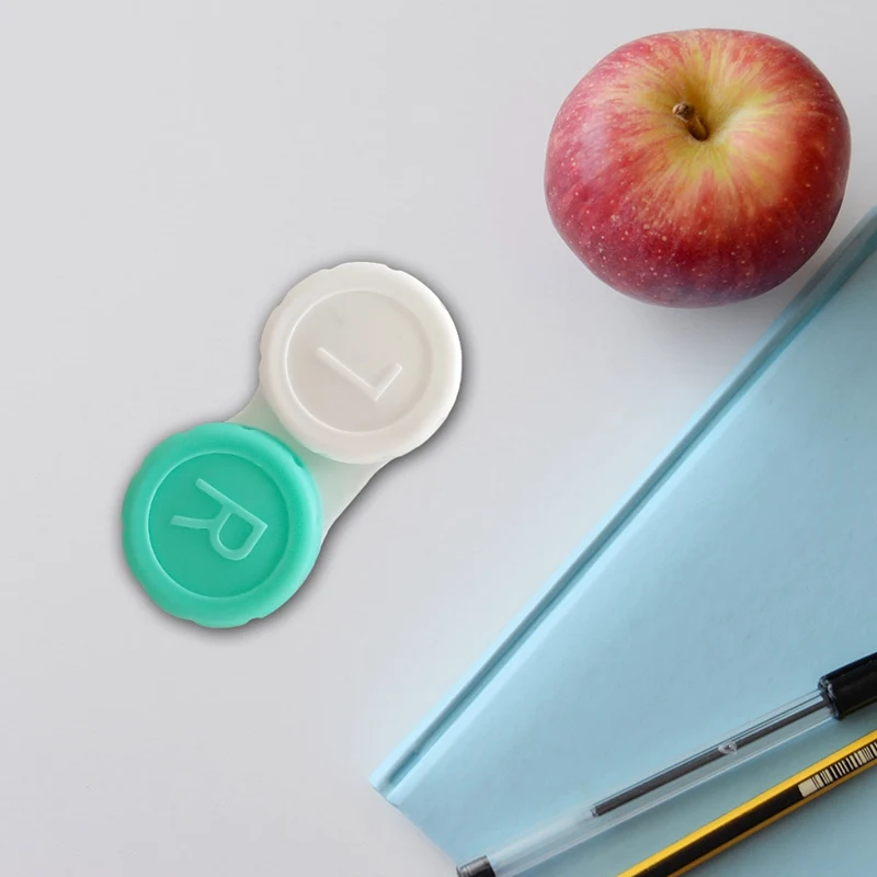 Футляр для контактных линз L + R контейнер хранения косметический футляр глаз