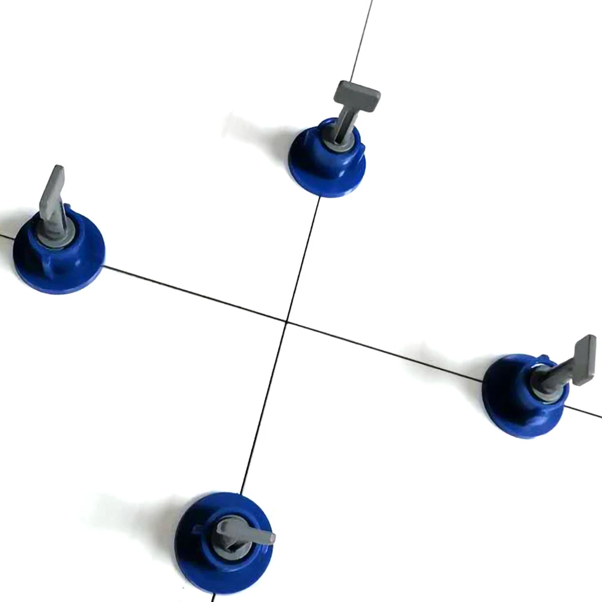 101Pcs Flat Ceramic Floor Wall Reusable Construction Tools Tile Level Wedges Tile Spacers Kittile Leveling System Kit Tile Tools