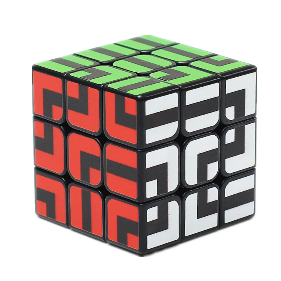 Z cube лабиринт Тип 3x3x3 волшебный куб головоломка цифровой Cube профессиональный