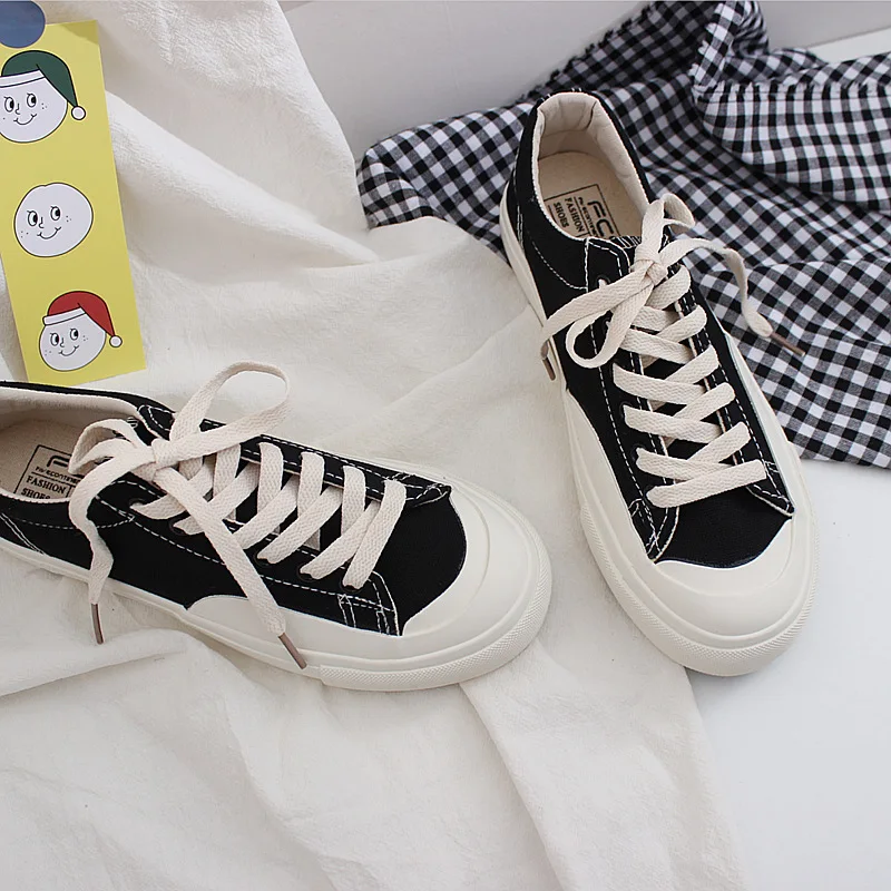

Hot New Fashion Fashion Women's Casual Shoes Canvas Shoes Lightable Ulzzang Korean Ins Style Retro Sneakers Zapatillas Mujer